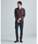 《別注》COLE HAAN 14G変形ヘリンボンジャカードニットスキッパーポロ