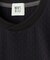 リンクスジャカード 変形クルーネックロングTシャツ［抗菌防臭］