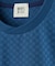 リンクスジャカード 変形クルーネックロングTシャツ［抗菌防臭］