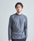 アクティブテーラー シルケットスムース モックネックロングTシャツ［シルケット加工/抗菌防臭/帯電防止/ストレッチ］