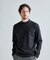 アクティブテーラー シルケットスムース モックネックロングTシャツ［シルケット加工/抗菌防臭/帯電防止/ストレッチ］