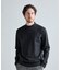 アクティブテーラー シルケットスムース モックネックロングTシャツ［シルケット加工/抗菌防臭/帯電防止/ストレッチ］