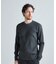 ブリスタージャカード 変形ケーブルモックネックロングTEE