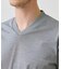 シルケットスムースVネックテイラーTシャツ