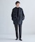 【BASED ON MEN'S BIGI HERITAGE】ブラックヘリンボーン コテージコート