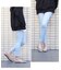 カットワークフラットパンプス【0.7cmヒール】(5574)