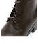 クッション入 厚底レースアップブーツ【7.5cm】 (9040)