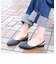 ポインテッドシースルーミュールサンダル【2.5cm】 (1152)