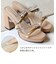 クリアコード厚底ミュールサンダル (4141)