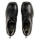 オックスフォードシューズ レディース 厚底 黒 ハイヒール 9.5cmヒール 太ヒール スクエアトゥ (1644)