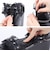  厚底 サンダル レディース ハイヒール 13cmヒール ピンク かわいい フリル ハート ベルト チェーン レース バックファスナー レザー 合成皮革 エナメル ブラック (1633)
