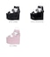 厚底 サンダル レディース ハイヒール 13cmヒール ピンク かわいい フリル ハート ベルト チェーン レース バックファスナー レザー 合成皮革 エナメル ブラック (1633)