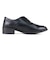 オックスフォードシューズ レディース 4cmヒール 痛くない チャンキーヒール レースアップ エナメル 合成皮革 ブラック おじ靴  (5497)