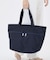 CARLIN ZIP TOP TOTE BAG ディープシーブルー