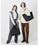 CARLIN ZIP TOP TOTE BAG ディープシーブルー