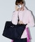 CARLIN ZIP TOP TOTE BAG ディープシーブルー