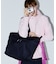 CARLIN ZIP TOP TOTE BAG ディープシーブルー