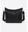 MEDIUM ZIP SHOULDER ブラックシャイン