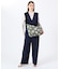 DELUXE EASY CARRY TOTE オリーブフローラルシルエット