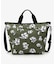 DELUXE EASY CARRY TOTE オリーブフローラルシルエット