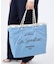 LARGE 2 WAY TOTE 2ウェイスレートブルー/パールシャイン