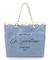 LARGE 2 WAY TOTE 2ウェイスレートブルー/パールシャイン