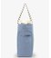 LARGE 2 WAY TOTE 2ウェイスレートブルー/パールシャイン