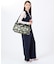 DELUXE MED WEEKENDER オリーブフローラルシルエット