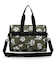 DELUXE MED WEEKENDER オリーブフローラルシルエット