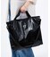 DELUXE ZIPTOP TOTE ブラックシャイン