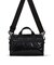 MINI DUFFEL CROSSBODY ブラックシャイン