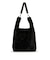 FUR SHOULDER TOTE ブラックフラッフィーファー