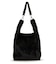 FUR SHOULDER TOTE ブラックフラッフィーファー