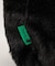 FUR SHOULDER TOTE ブラックフラッフィーファー