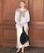 FUR SHOULDER TOTE ブラックフラッフィーファー