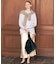 FUR SHOULDER TOTE ブラックフラッフィーファー