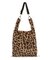 FUR SHOULDER TOTE レオパードフラッフィーファー