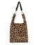 FUR SHOULDER TOTE レオパードフラッフィーファー