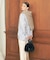 FUR DRAWSTRING TOTE ブラックフラッフィーファー