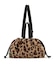 FUR DRAWSTRING TOTE レオパードフラッフィーファー