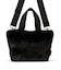 FUR E/W TOTE ブラックフラッフィーファー