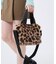 FUR E/W TOTE レオパードフラッフィーファー