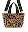 FUR E/W TOTE レオパードフラッフィーファー