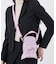 BOW MINI PHONE CROSSBODY ピンクボウズ