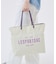 LARGE 2 WAY TOTE 2ウェイビスケットベージュ/ディープシー