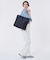 LARGE 2 WAY TOTE 2ウェイビスケットベージュ/ディープシー