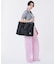 MSGM LG BOAT TOTE ボートトートブラックジャカード