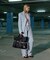 MSGM LG BOAT TOTE ボートトートブラックジャカード