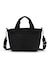 SMALL BUCKET TOTE ラインデボスブラック