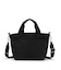 SMALL BUCKET TOTE ラインデボスブラック